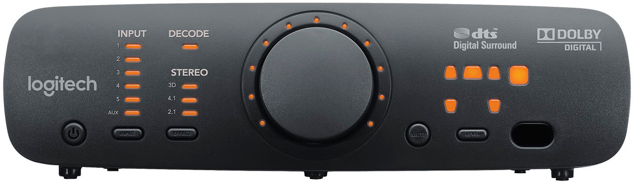Logitech - Z906 5.1-Channel Satellite Surround Sound Speaker System (6-Piece) - Black