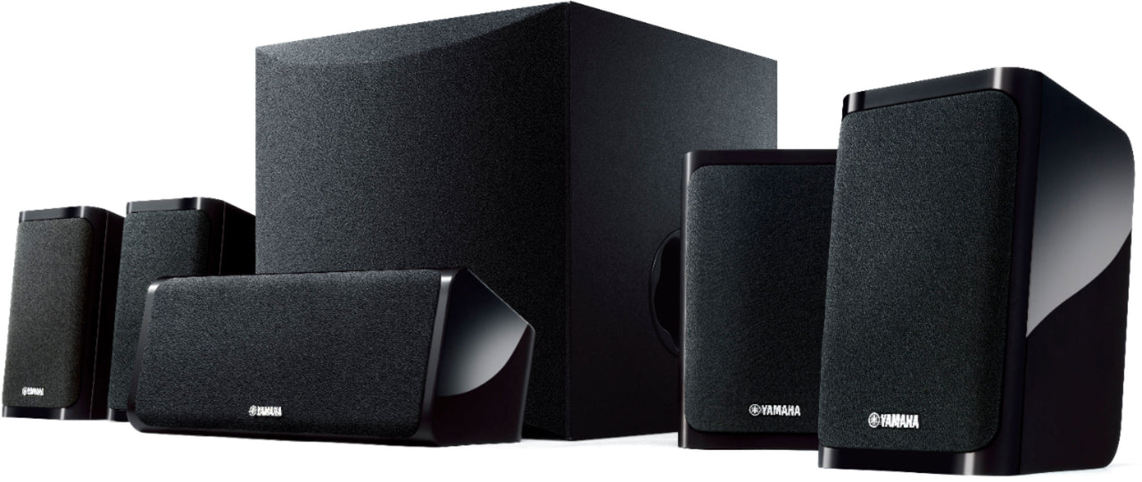 Yamaha - 5.1-Channel 4K Home Theater Speaker System with Powered Subwoofer and Bluetooth Streaming - Black