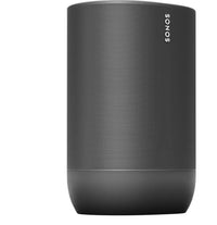 Thumbnail for Sonos - Move Smart Portable Wi-Fi and Bluetooth Speaker with Alexa and Google Assistant - Black