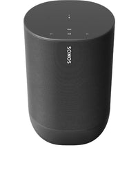 Thumbnail for Sonos - Move Smart Portable Wi-Fi and Bluetooth Speaker with Alexa and Google Assistant - Black