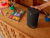 Thumbnail for Sonos - Move Smart Portable Wi-Fi and Bluetooth Speaker with Alexa and Google Assistant - Black