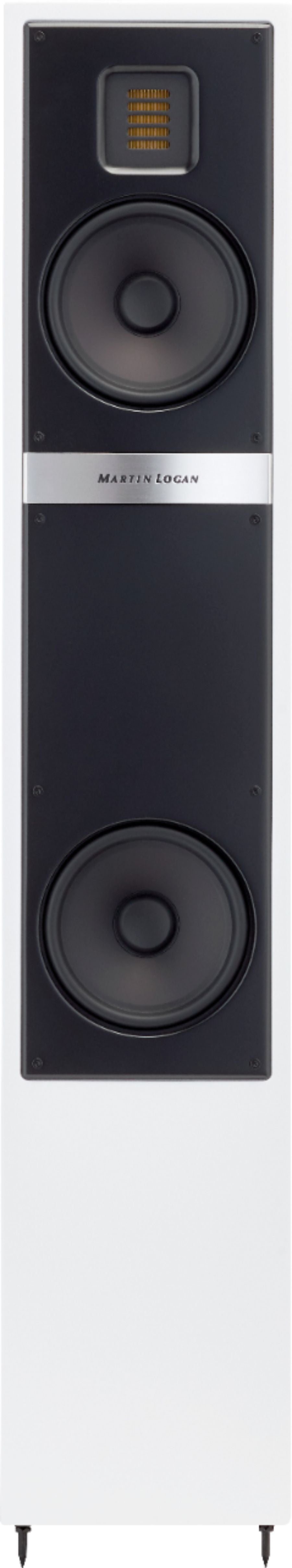 MartinLogan - Motion Dual 5-1/2" Passive 2.5-Way Floor Speaker (Each) - Matte White
