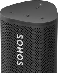 Thumbnail for Sonos - Roam Smart Portable Wi-Fi and Bluetooth Speaker with Amazon Alexa and Google Assistant - Black
