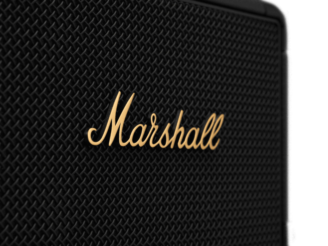 Marshall - Kilburn II Portable Bluetooth Speaker - Black and Brass