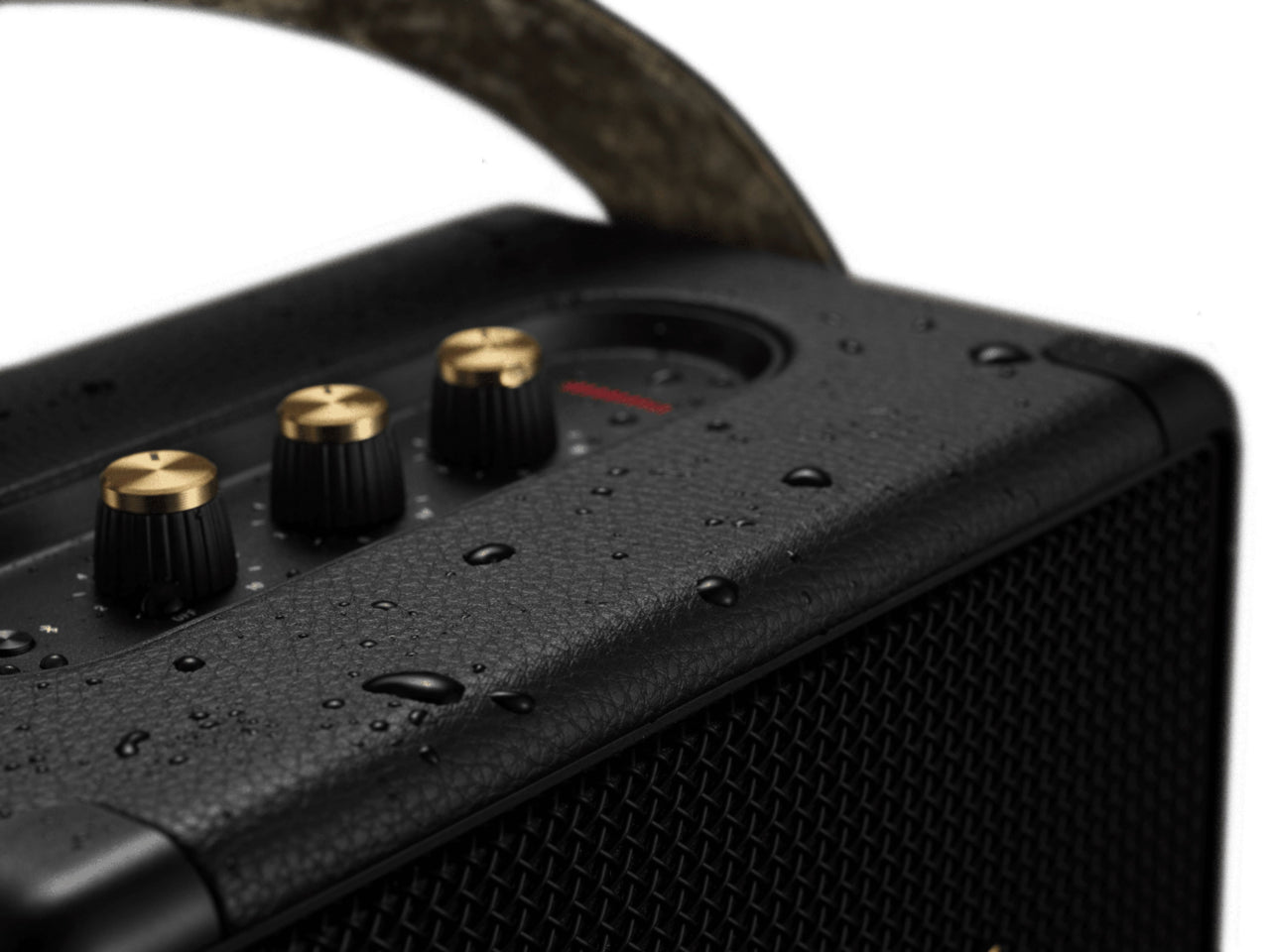 Marshall - Kilburn II Portable Bluetooth Speaker - Black and Brass