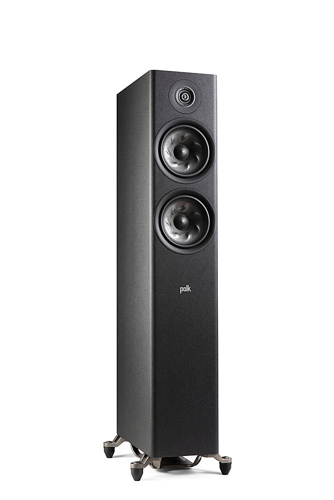 Polk Audio - Polk Reserve Series R600 Floorstanding Tower Speaker, New 1" Pinnacle Ring Tweeter & Dual 6.5" Turbine Cone Woofers - Black