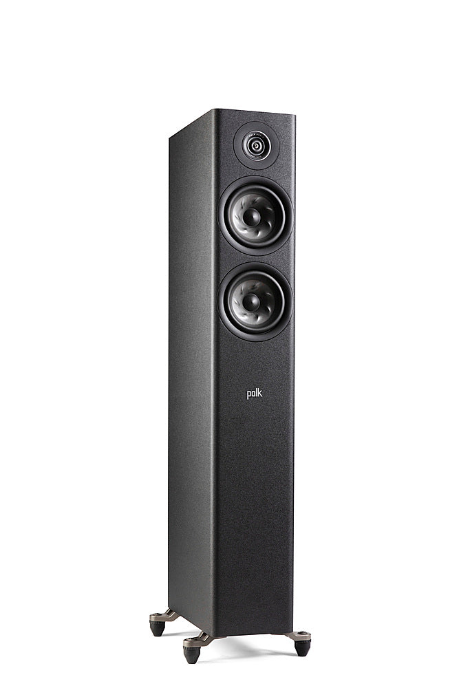 Polk Audio - Polk Reserve Series R500 Floorstanding Tower Speaker, New 1" Pinnacle Ring Tweeter & Dual 5.25" Turbine Cone Woofers - Black