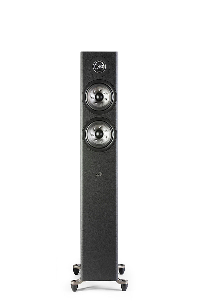 Polk Audio - Polk Reserve Series R500 Floorstanding Tower Speaker, New 1" Pinnacle Ring Tweeter & Dual 5.25" Turbine Cone Woofers - Black