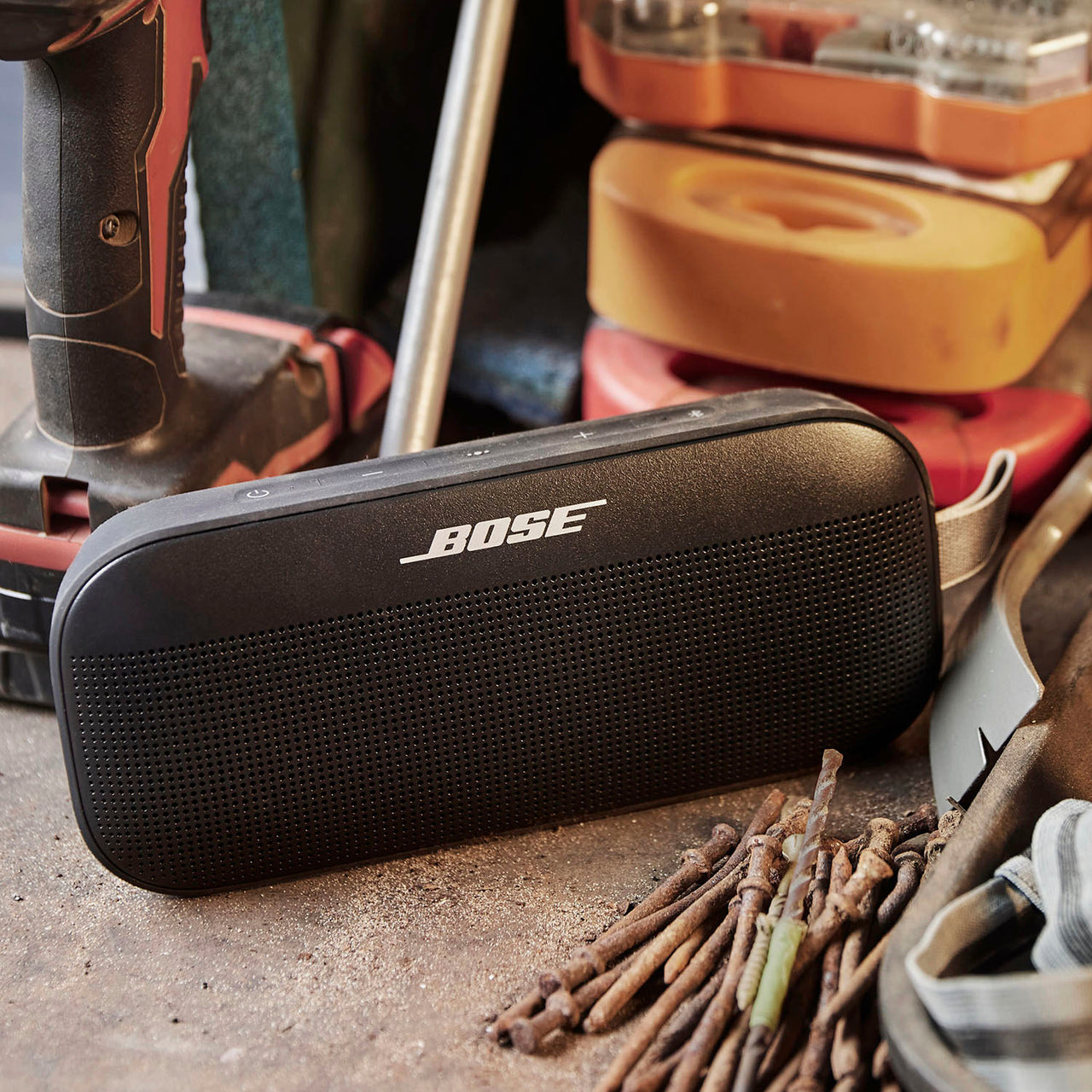 Bose - SoundLink Flex Portable Bluetooth Speaker with Waterproof/Dustproof Design - Black
