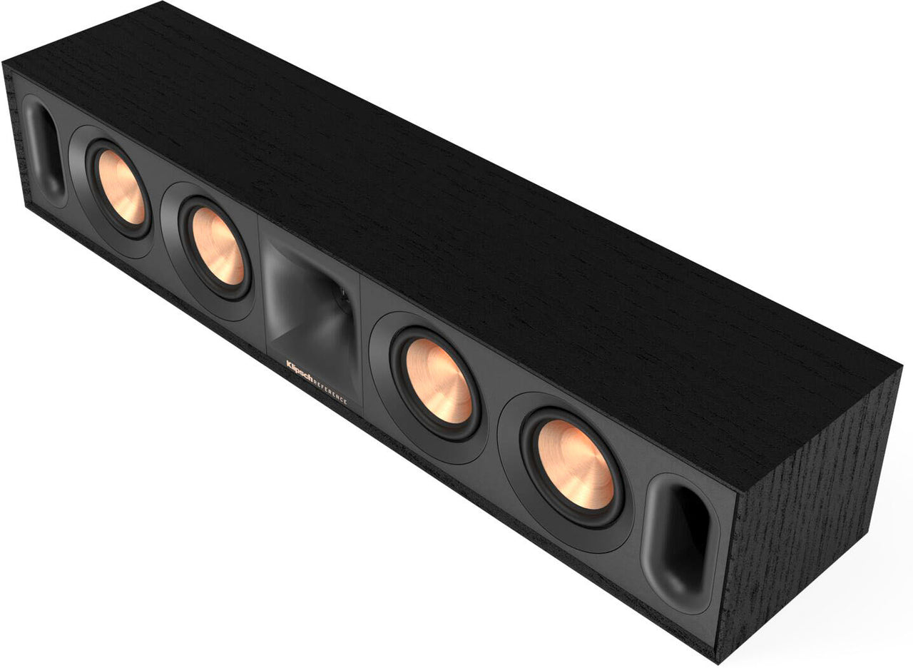 Klipsch - Next Gen Reference Series Quad 3-1/2" 400-Watt Passive 2-Way Center-Channel Speaker - black