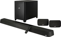 Thumbnail for Polk Audio - MagniFi Max AX SR Dual 2.5” Drivers Three 0.75” Tweeters and Four 1” X 3” Mid-Woofers Sound Bar with Wireless Subwoofer - Black