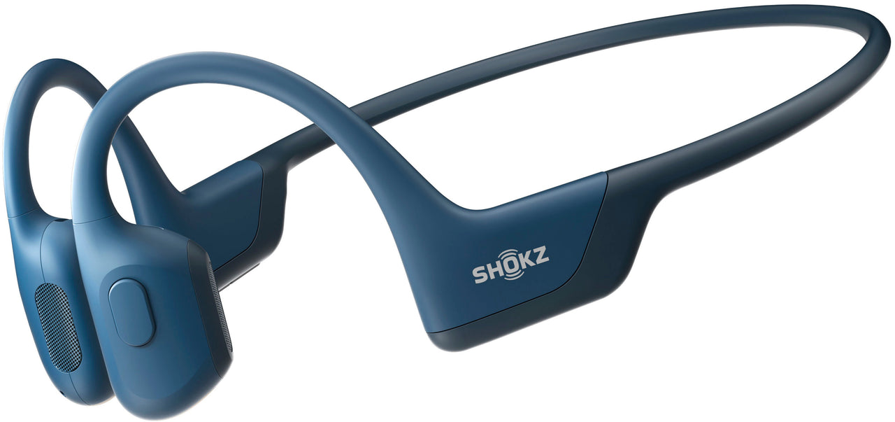 Shokz - OpenRun Pro Premium Bone Conduction Open-Ear Sport Headphones - Steel Blue