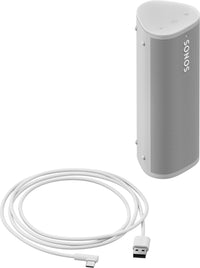 Thumbnail for Sonos - Roam SL Portable Bluetooth Wireless Speaker - Lunar White