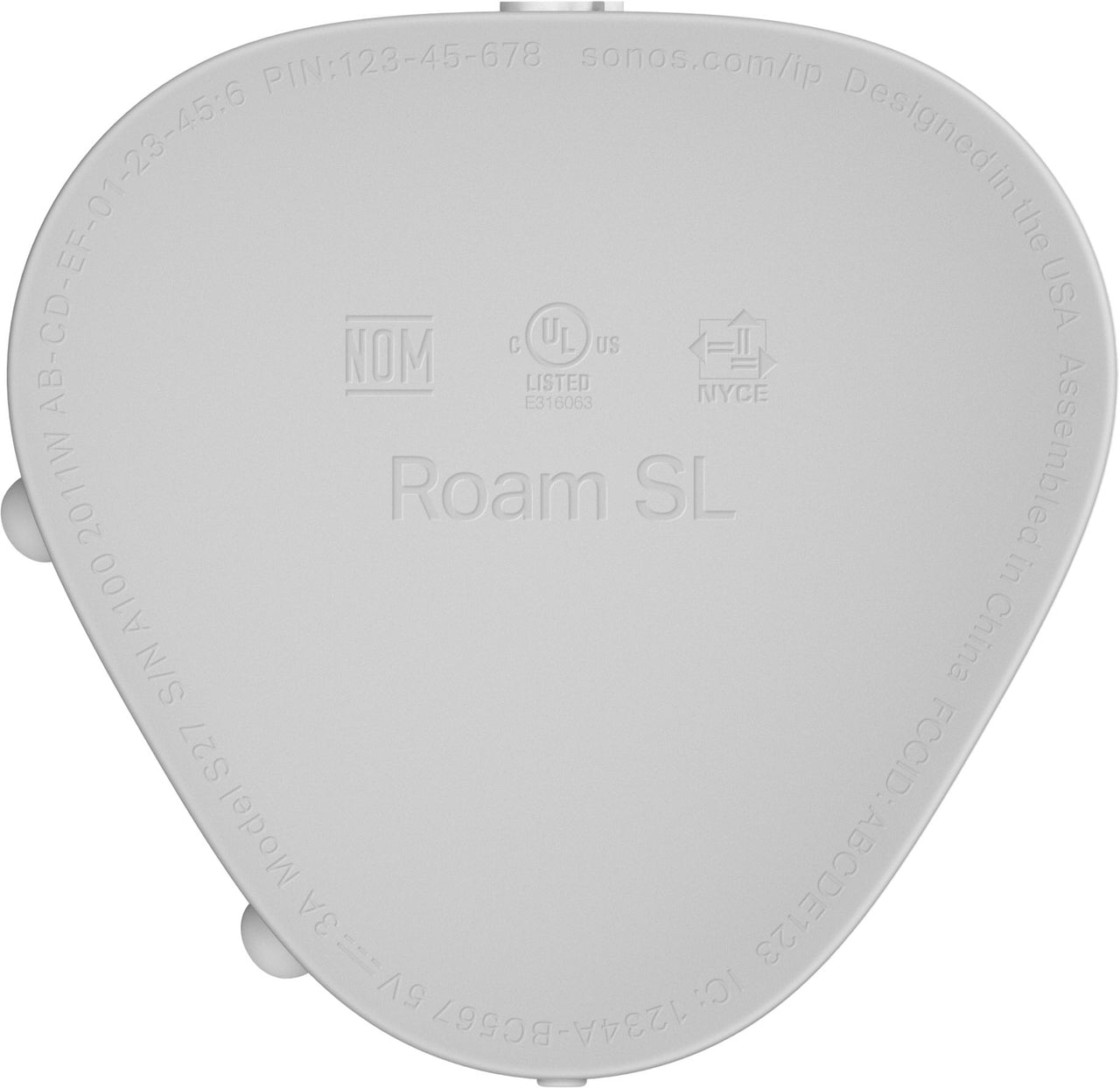 Sonos - Roam SL Portable Bluetooth Wireless Speaker - Lunar White