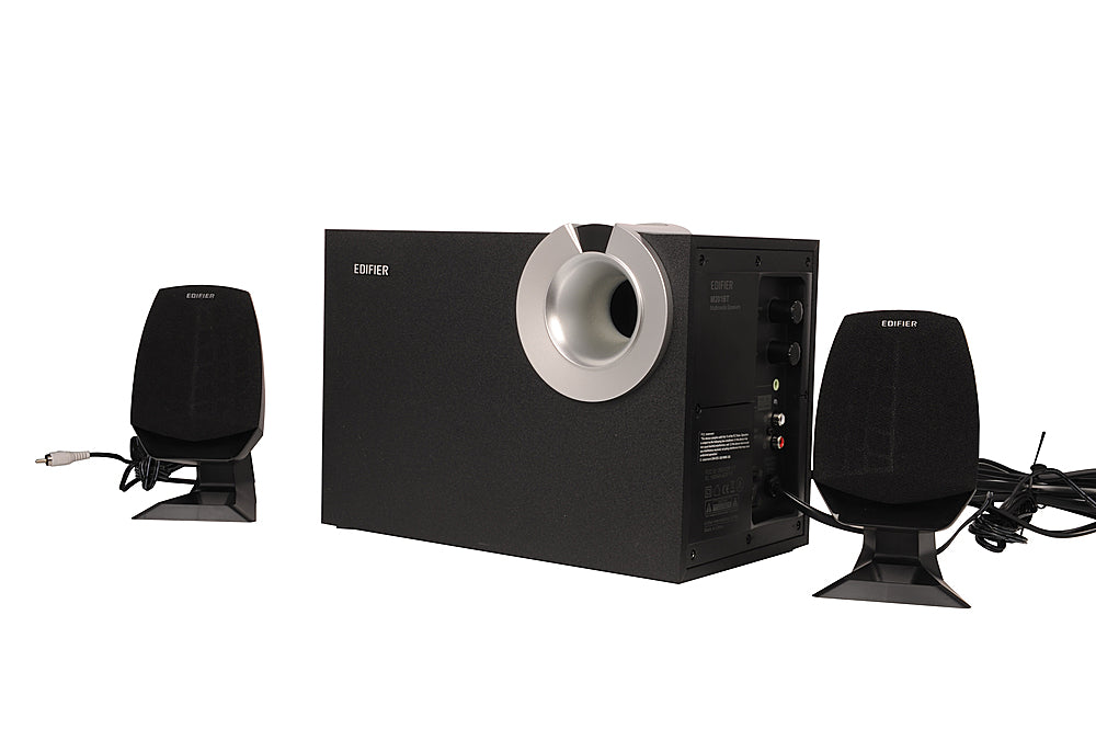 Edifier - M201BT 2.1 Bluetooth Multimedia Speaker System (3-Piece) - Black