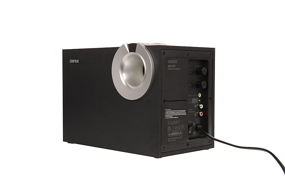 Edifier - M201BT 2.1 Bluetooth Multimedia Speaker System (3-Piece) - Black